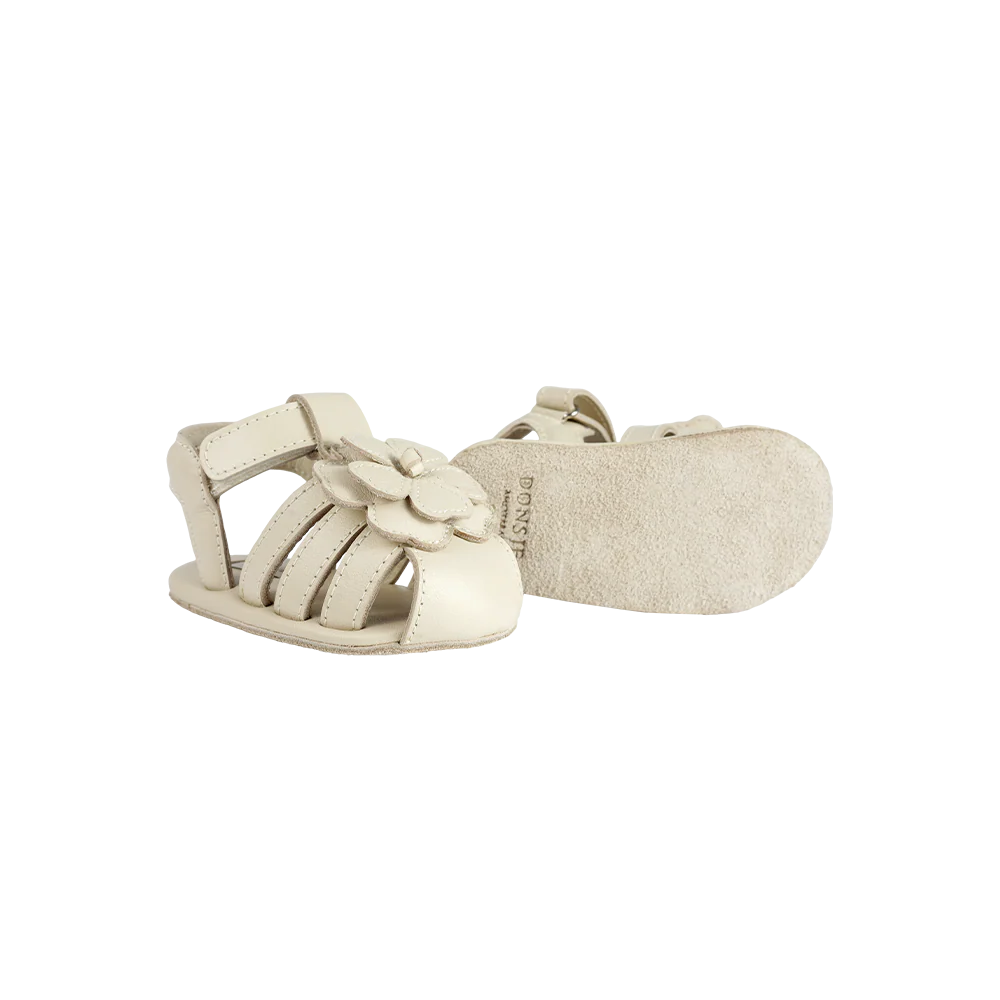 Donsje Duni Fields Sandals - White Buttercup / Cream Leather