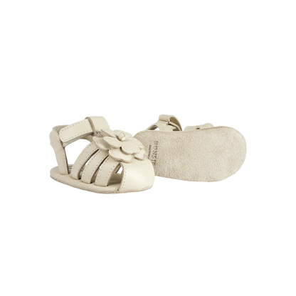 Donsje Duni Fields Sandals - White Buttercup / Cream Leather