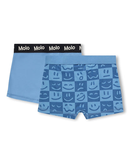 Molo Justin 2-Pack Underwear - Blue Vibes