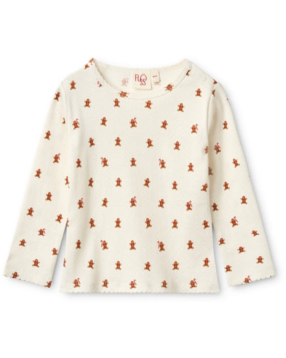Flöss Charlie Blouse - Gingerbread Dot