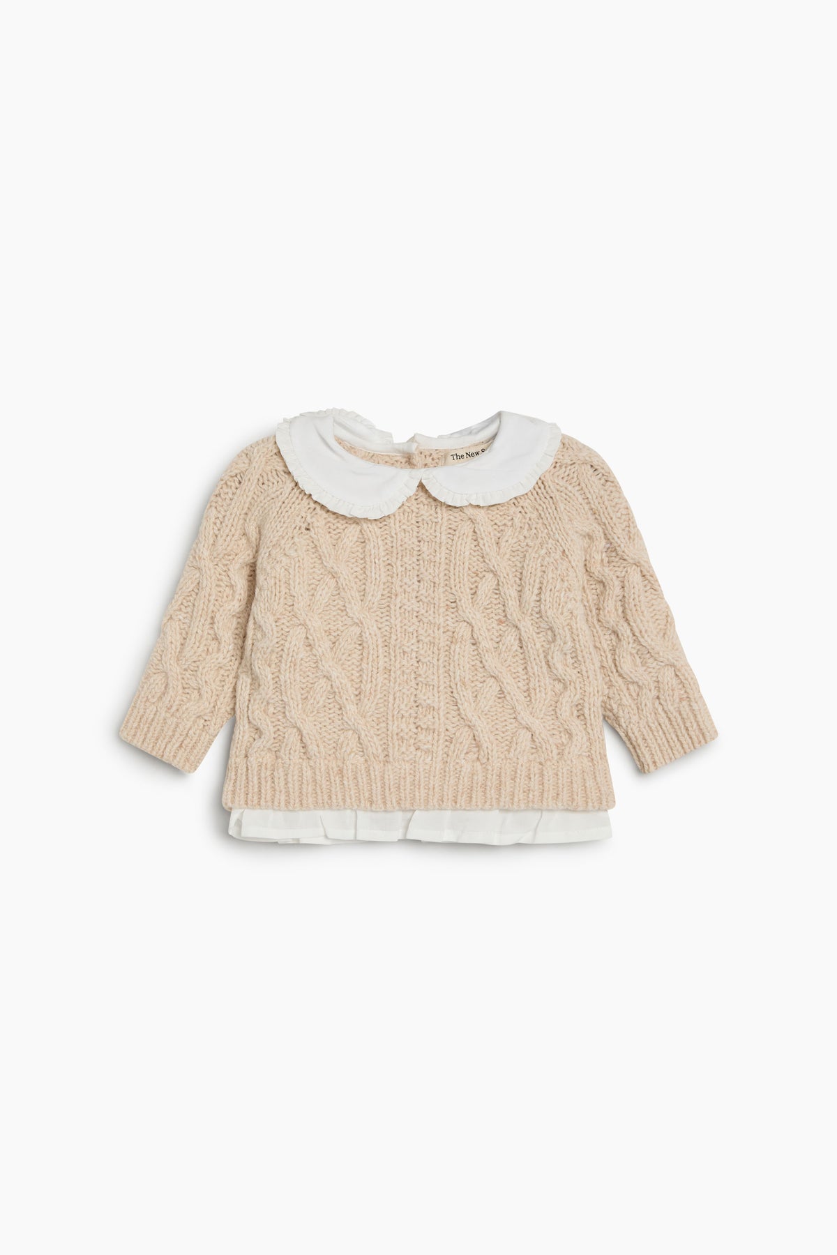 The New Society Echo Baby Jumper - Whisper White