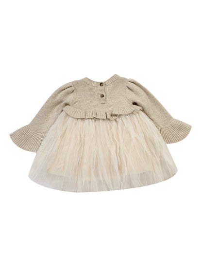 Donsje Paulien Dress - Biscotti Melange