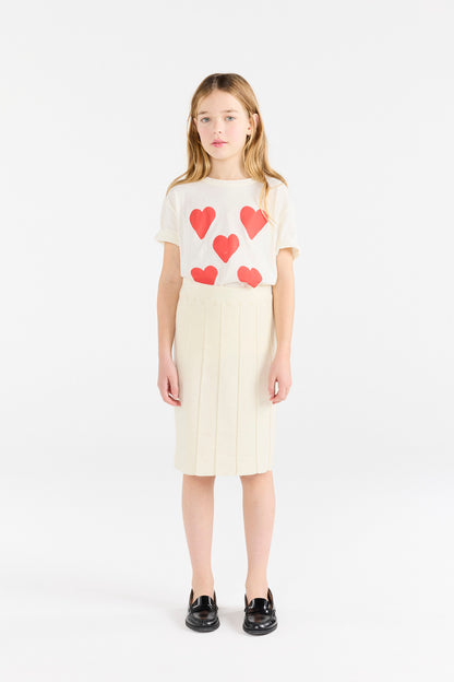 The Animals Observatory Rooster Kid T-shirt - Hearts
