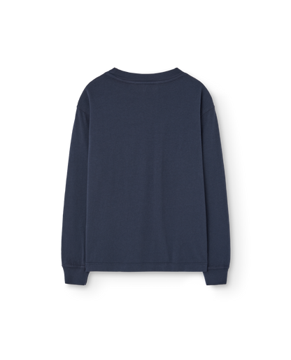 The Animals Observatory Aries Kid Long Sleeve T-shirt - Ge Navy