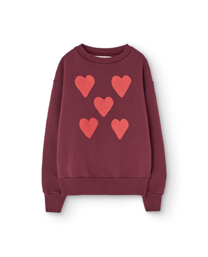 The Animals Observatory Bear Kid Sweatshirt - Dw Hearts