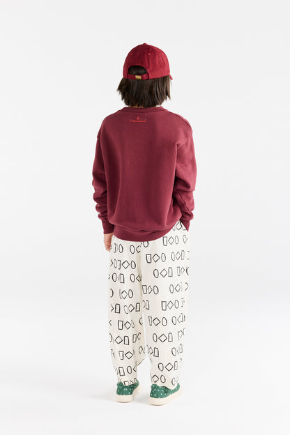 The Animals Observatory Bear Kid Sweatshirt - Dw Hearts