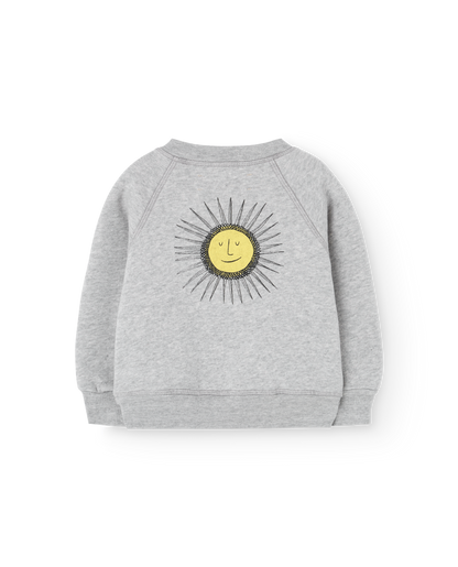 The Animals Observatory Bear Kid Sweatshirt - Ds Grey