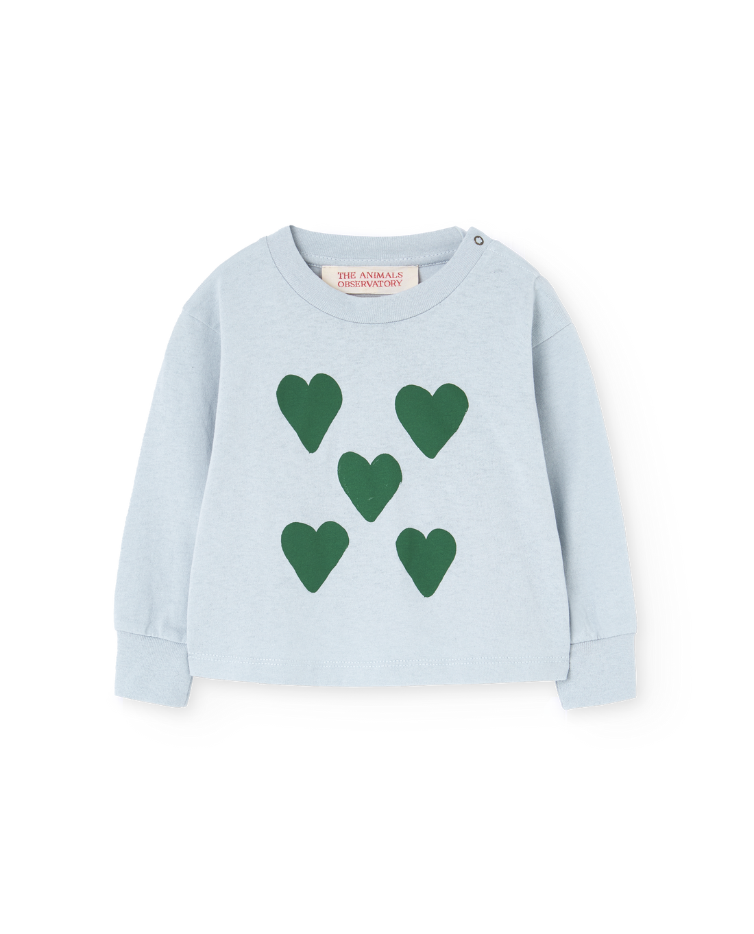 The Animals Observatory Wapiti Baby Long Sleeve T-shirt - Dw Hearts