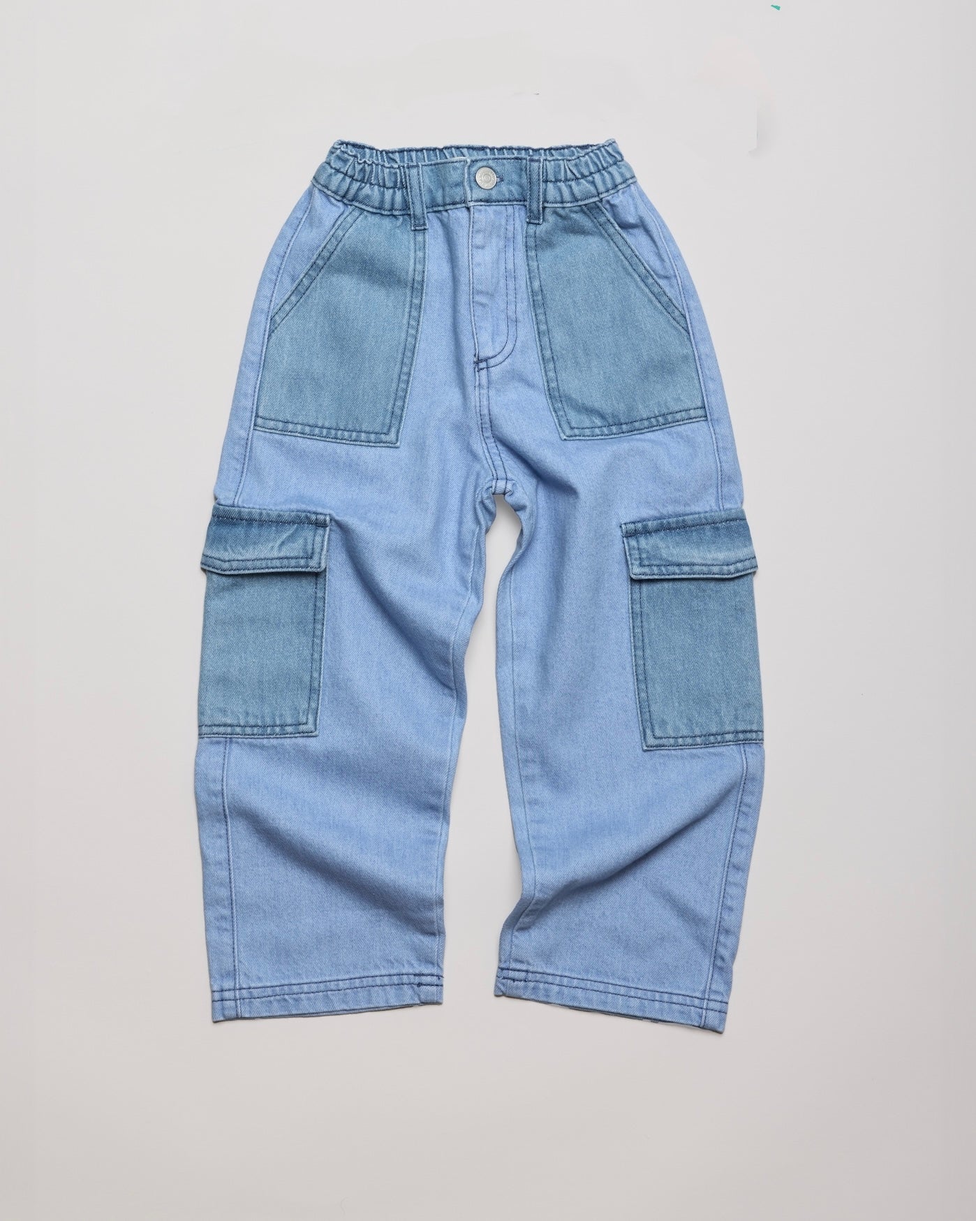 The New Society Edelssa Pant - Color Block Denim