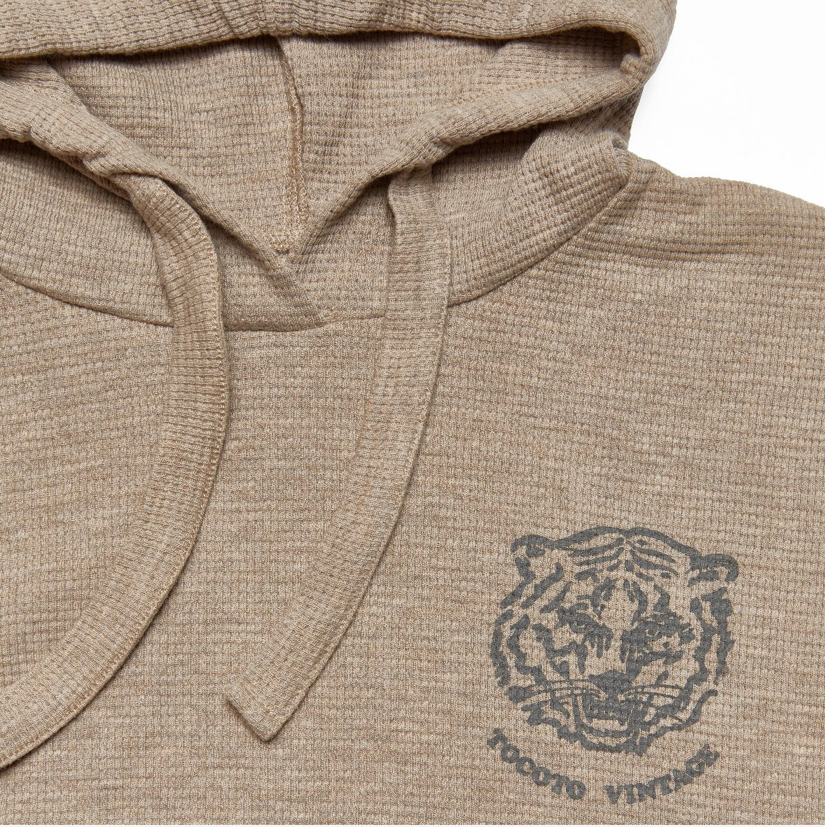 Tocoto Vintage Hooded Waffle T-Shirt