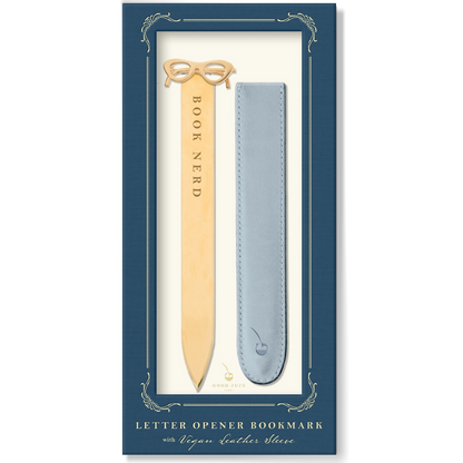 Good Juju Ink Book Nerd Glasses Letter Opener Bookmark