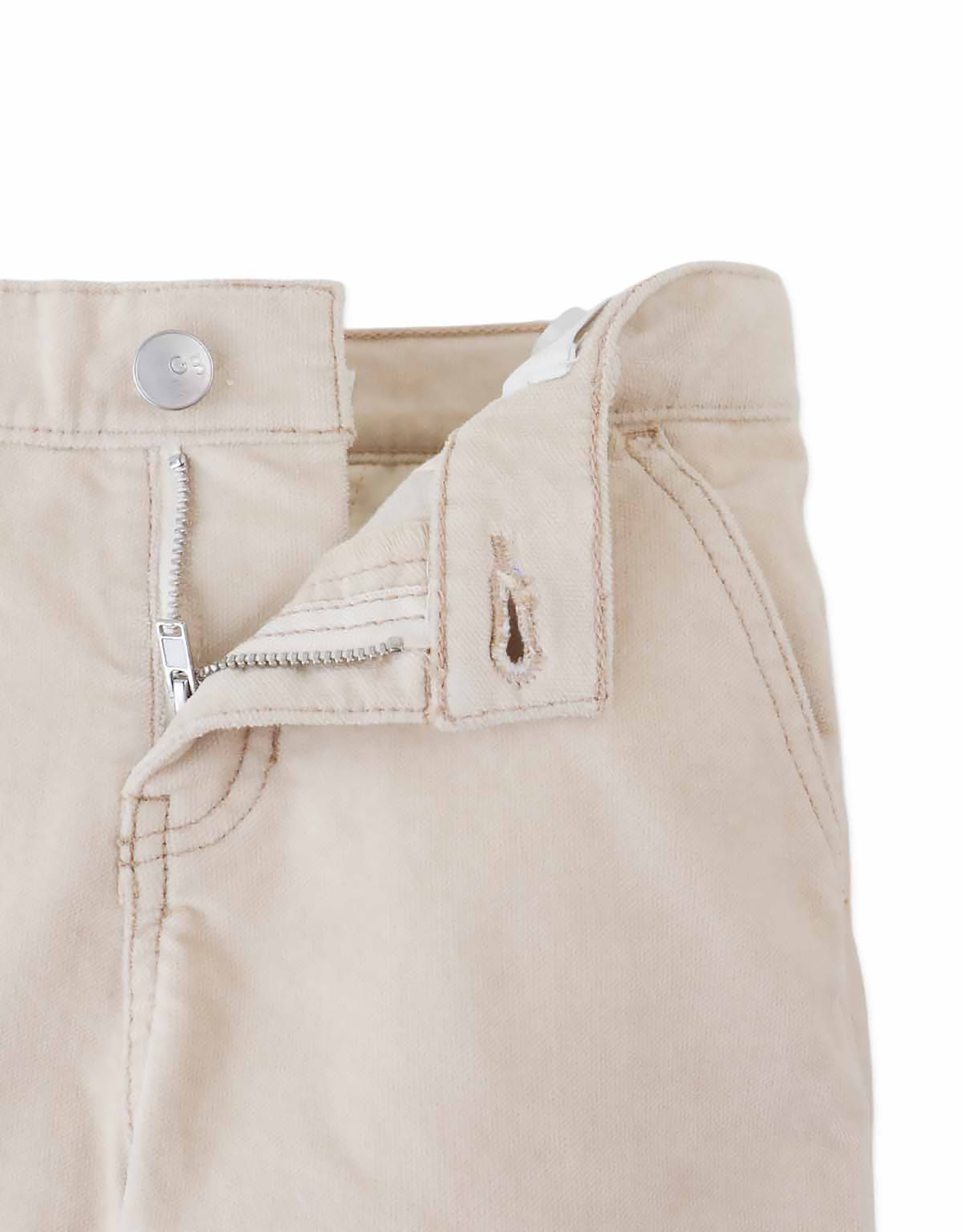 Gingersnaps Mavie Waleless Corduroy Cargo Pants - Beige