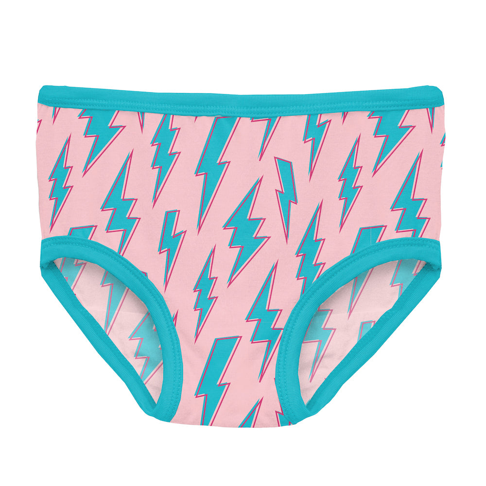 Kickee Pants Print Girl's Underwear - Lotus Lightning – Dreams of