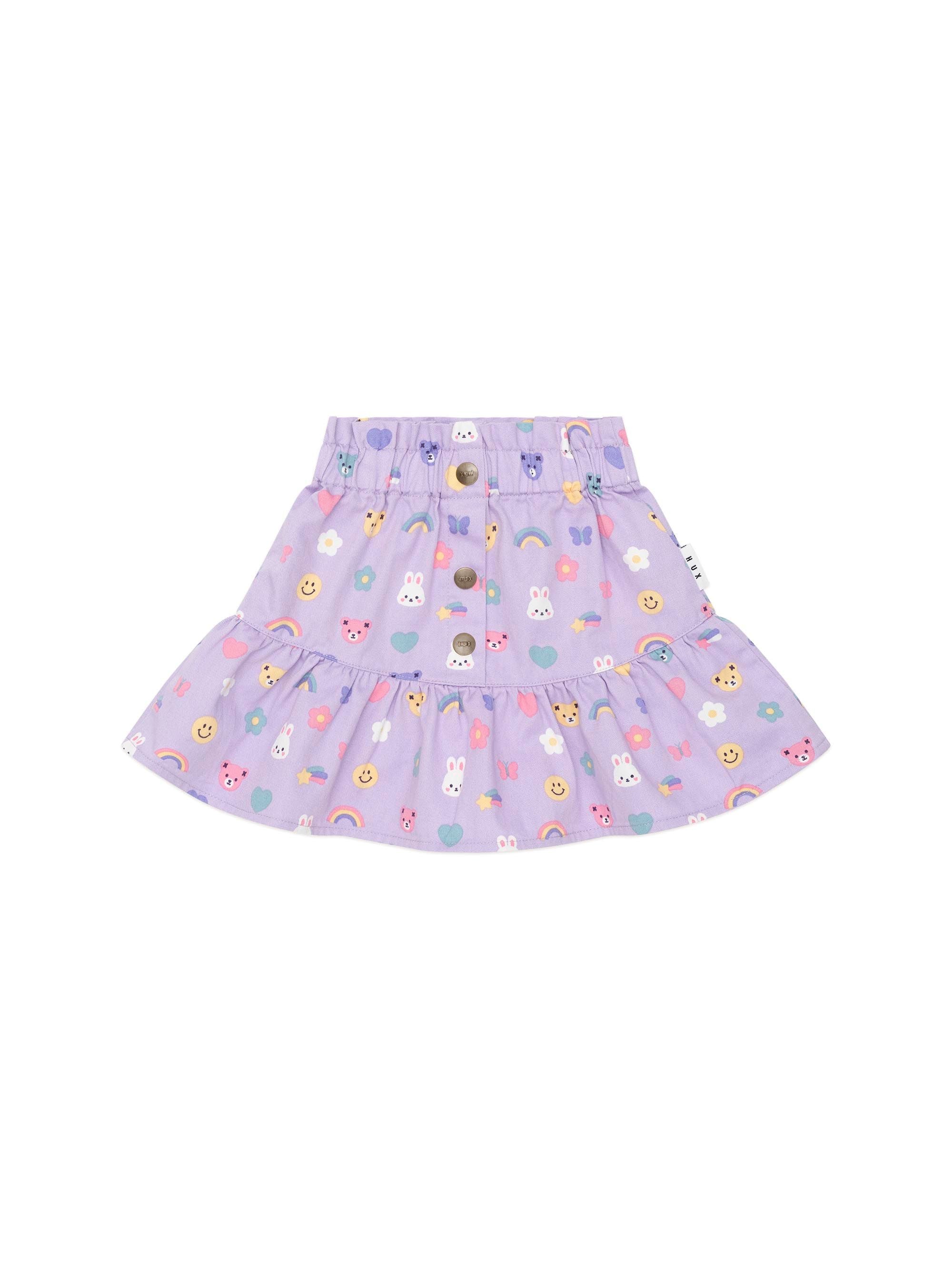 Huxbaby Hux Emoji Frill Skirt - Orchid