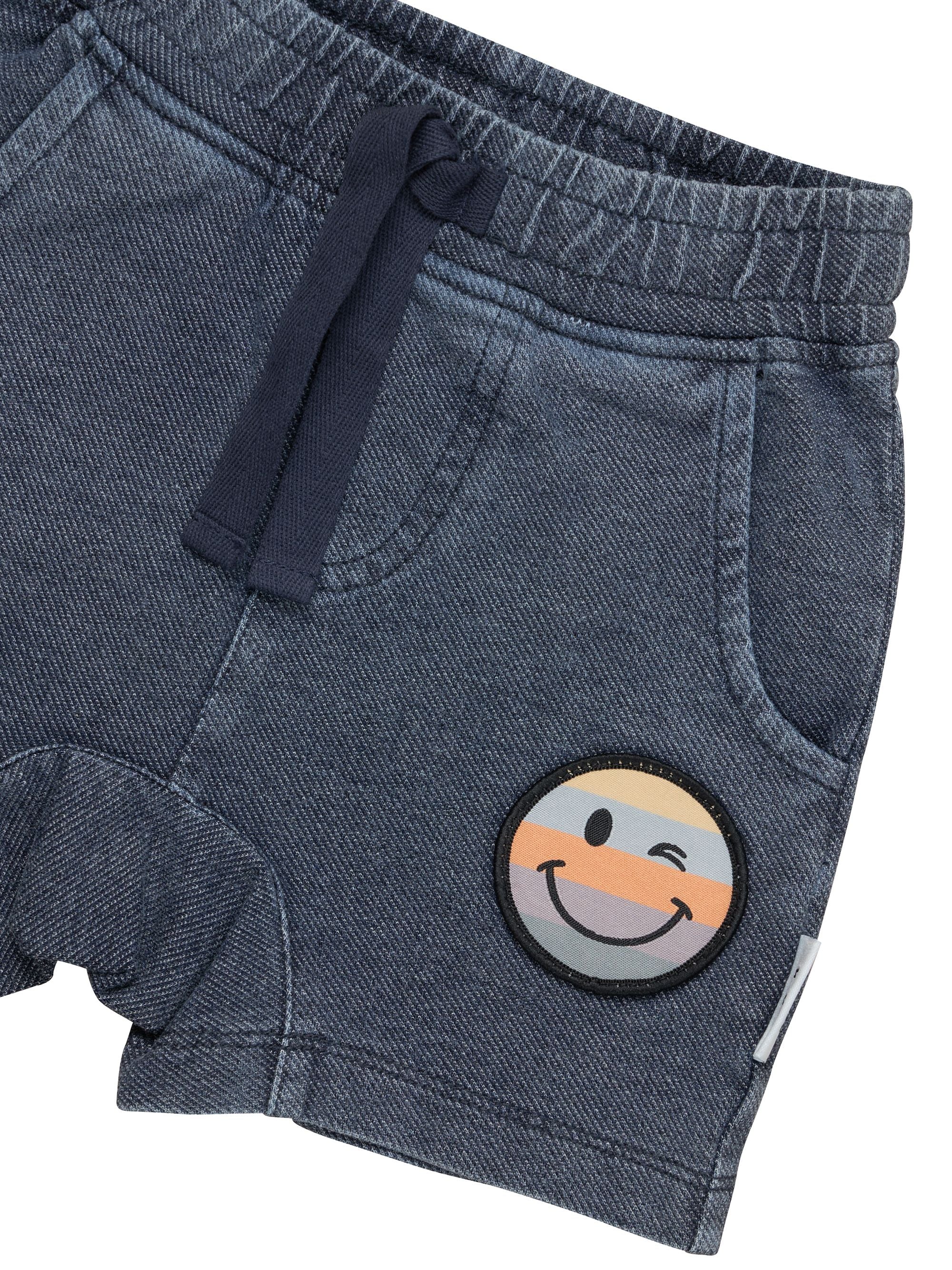 Huxbaby Slouch Shorts - Rainbow Smiley