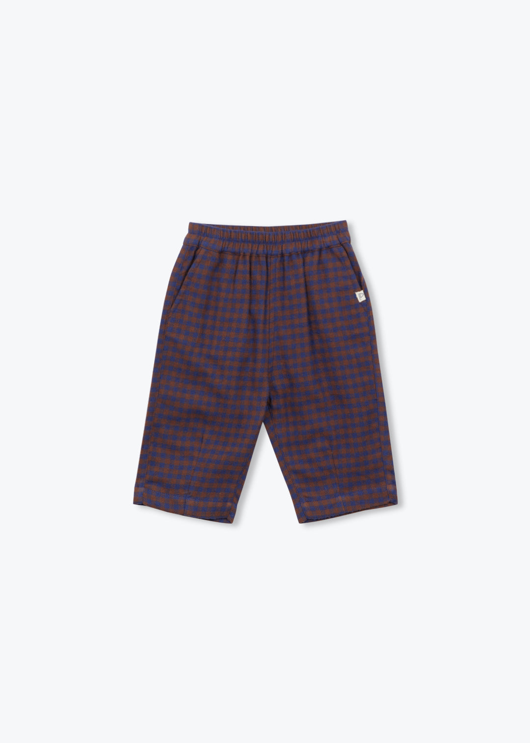 Arsēne et Les Pipelettes Gingham Baby Trousers - Marron
