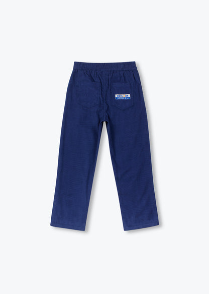 Arsēne et Les Pipelettes Fine Velvet Trousers - Marine