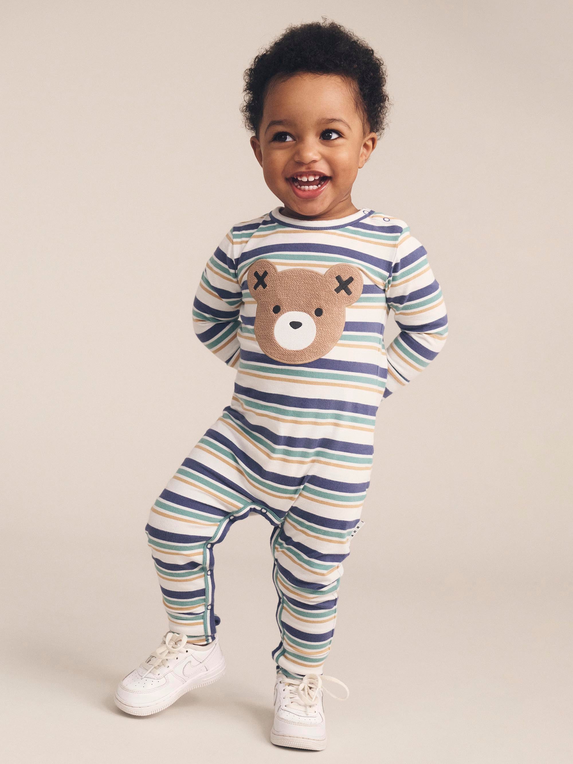Huxbaby Multi Stripe Hux Romper - Multi
