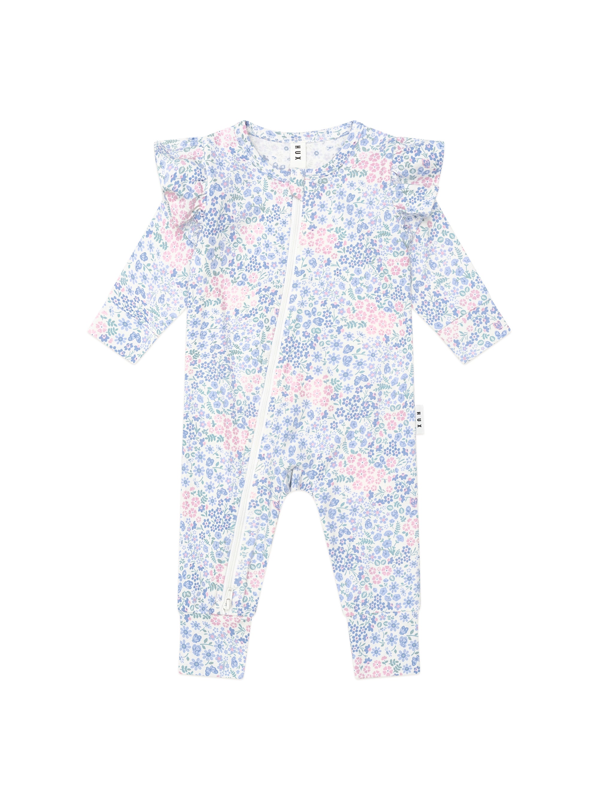 Huxbaby Flower Garden Frill Romper - Multi