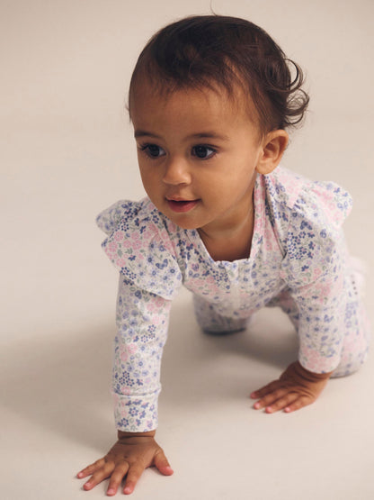 Huxbaby Flower Garden Frill Romper - Multi