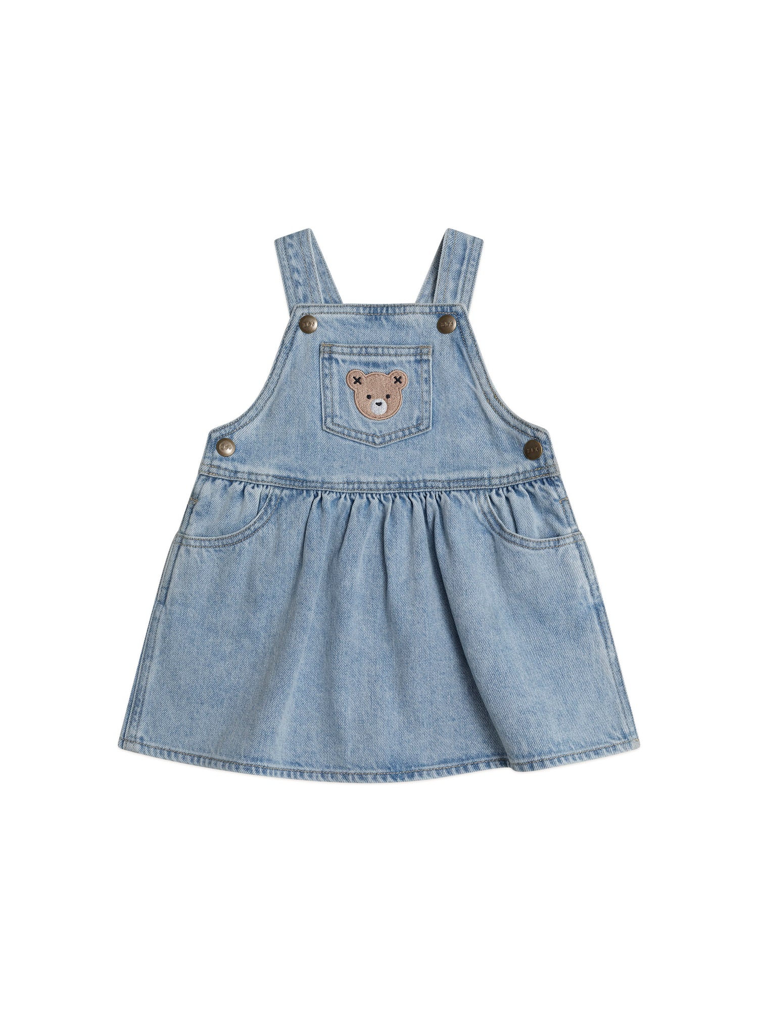 Huxbaby Dreamy Denim Pinafore Dress - Denim