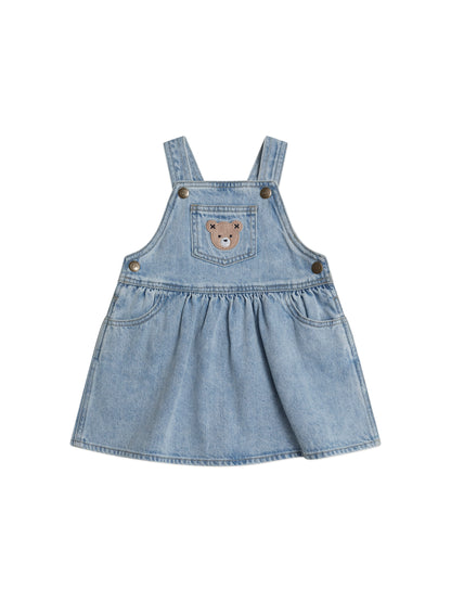 Huxbaby Dreamy Denim Pinafore Dress - Denim