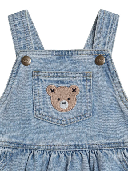 Huxbaby Dreamy Denim Pinafore Dress - Denim