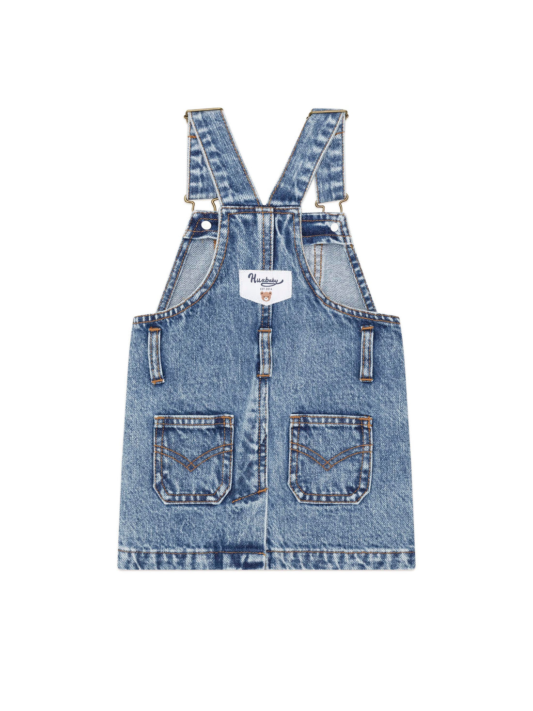 Huxbaby Dreamy Denim Pinafore - Denim