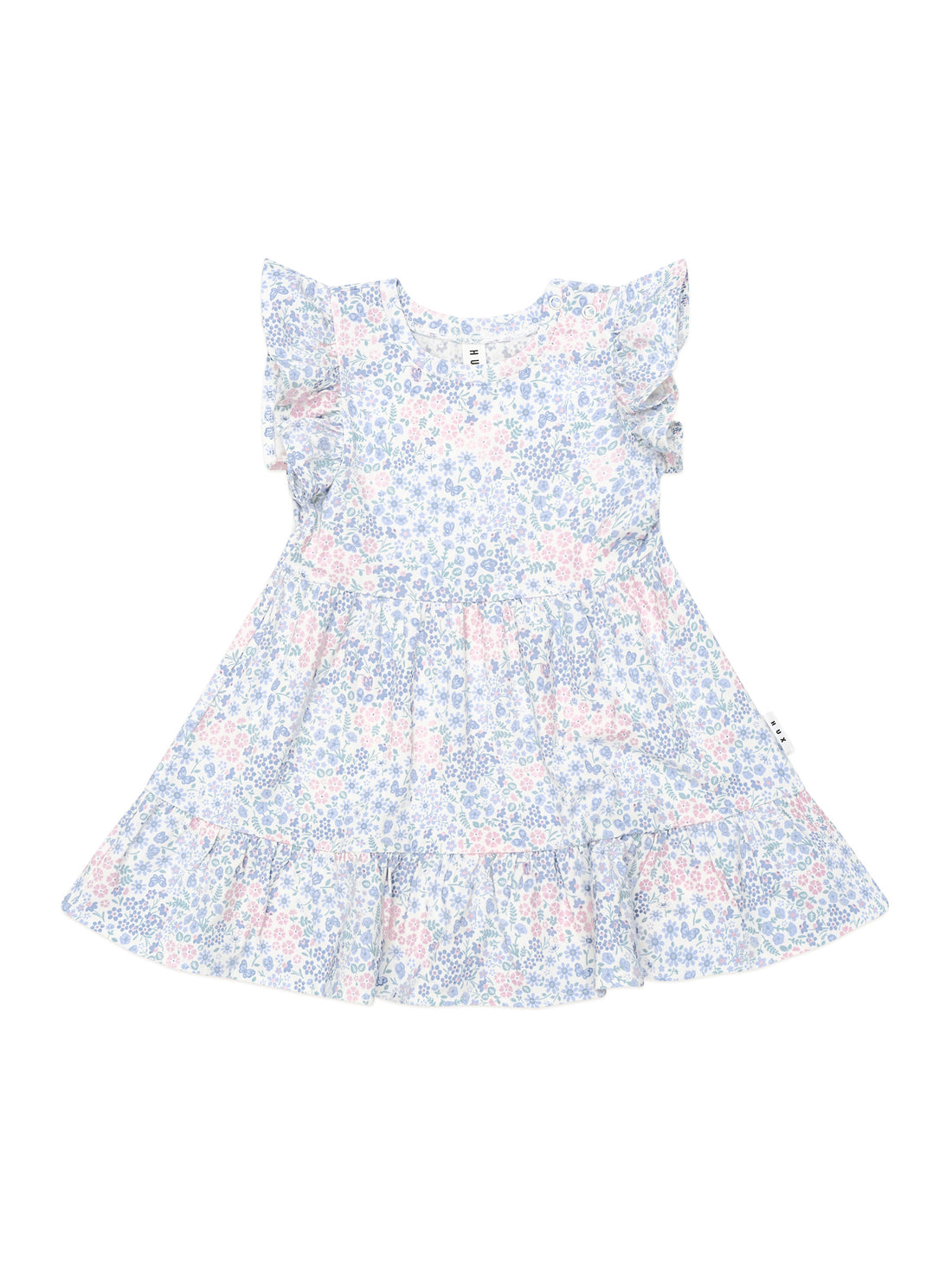 Huxbaby Flower Garden Tier Dress - Multi