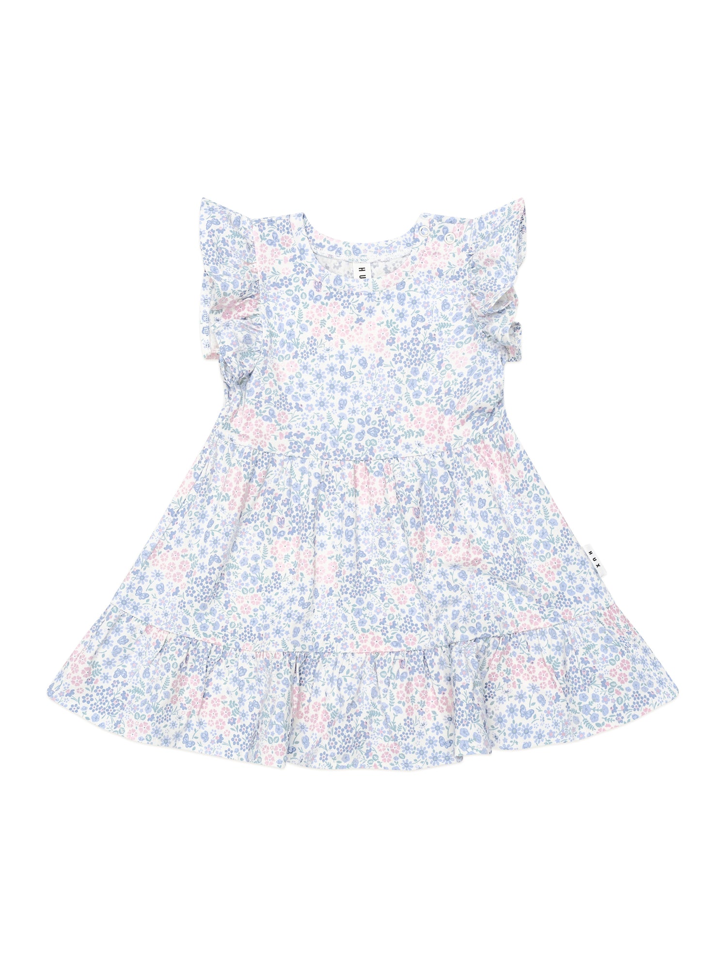 Huxbaby Flower Garden Tier Dress - Multi