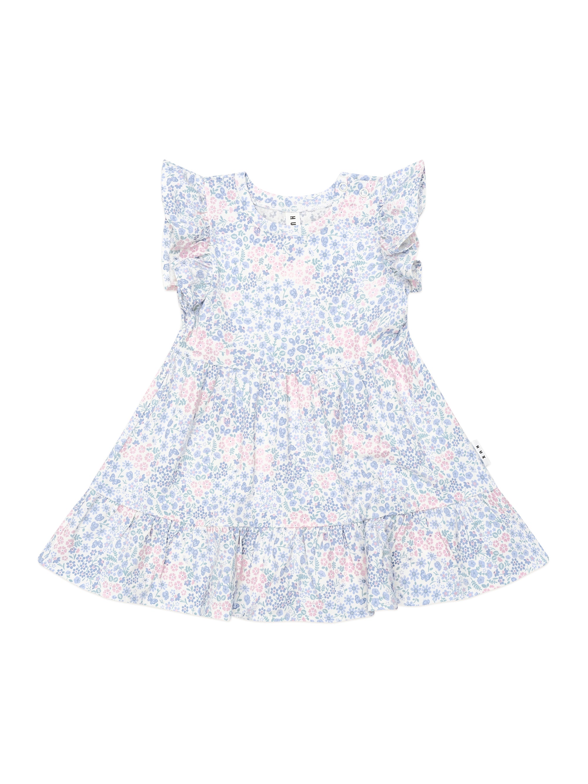 Huxbaby Flower Garden Tier Dress - Multi