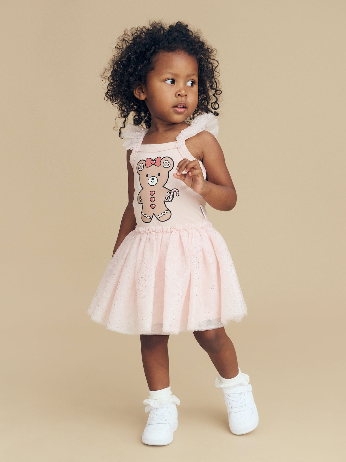 Huxbaby Gingerbread Ballet Dress - Rose