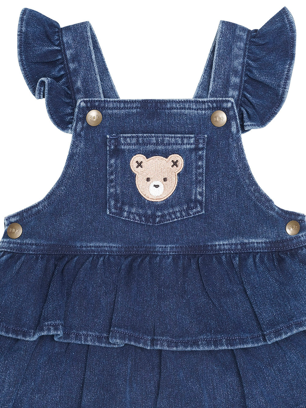 Huxbaby Dreamy Denim Pinafore - Blue Denim