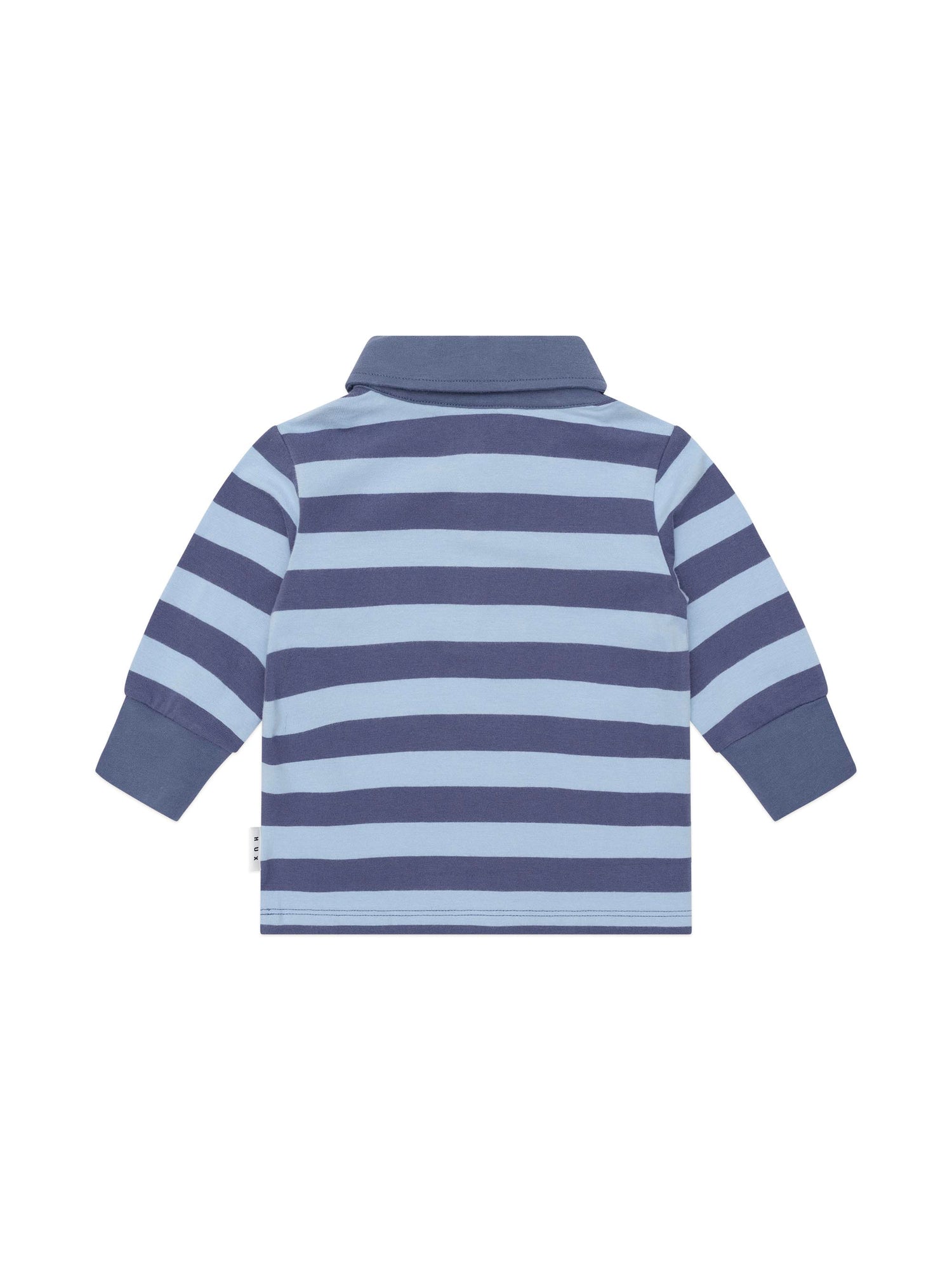Huxbaby Peeping Hux Blue Stripe Polo - Blue