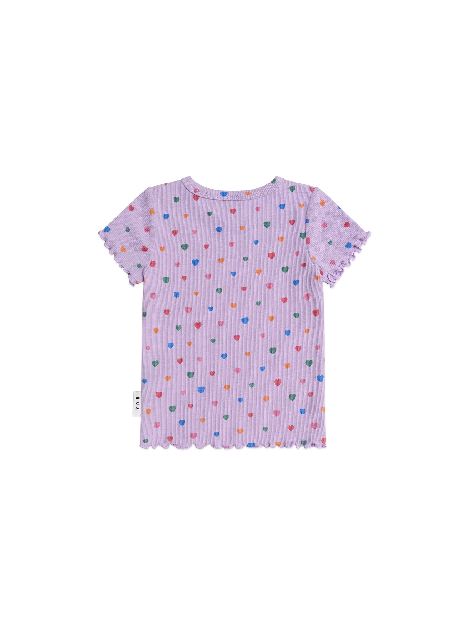 Huxbaby I Heart Cake Rib Tee - Purple Rose