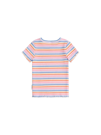 Huxbaby Rainbow Rib Tee - Multi
