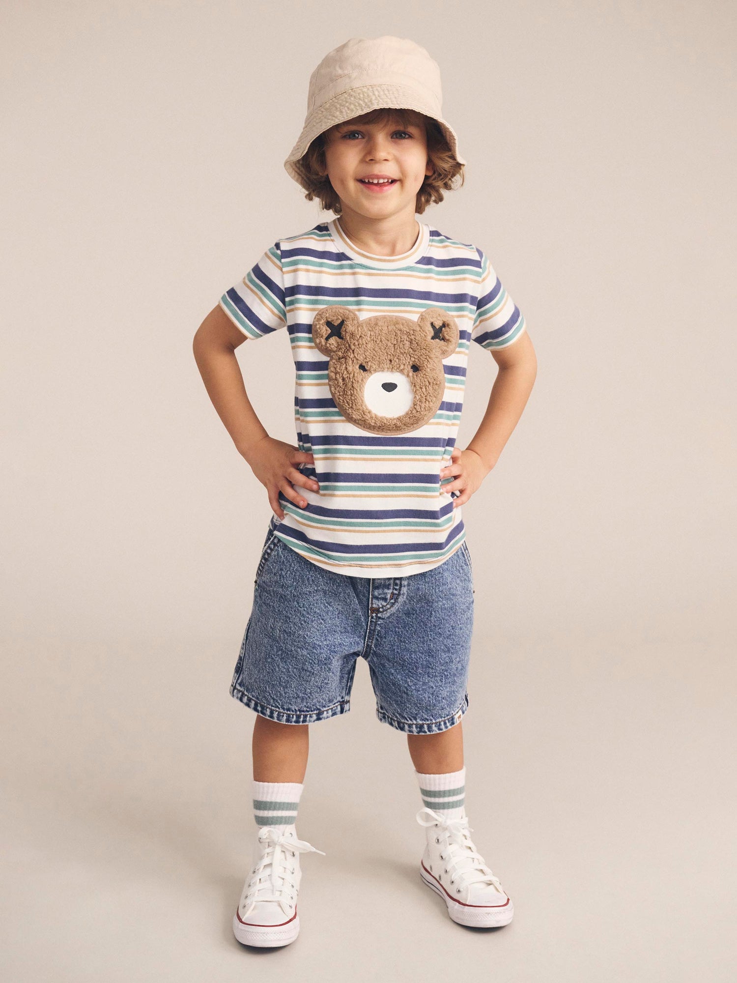 Huxbaby Multi Stripe Hux T-shirt - Multi