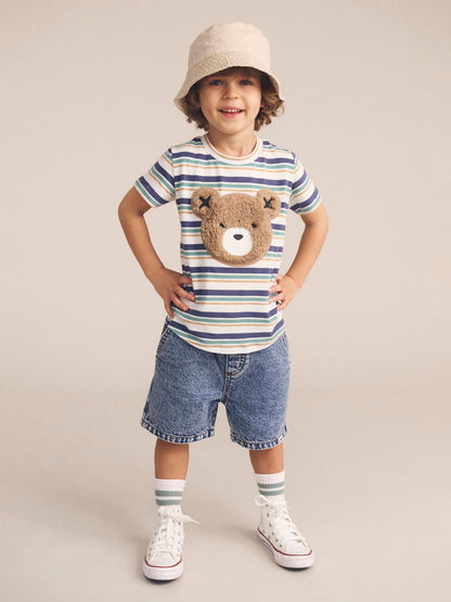 Huxbaby Multi Stripe Hux T-shirt - Multi