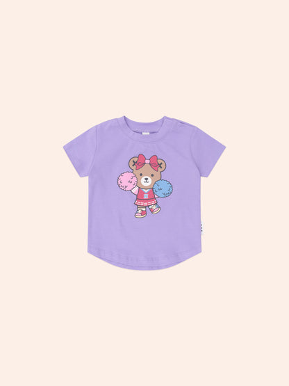 Huxbaby Cheerleader Huxette Tee - Violet