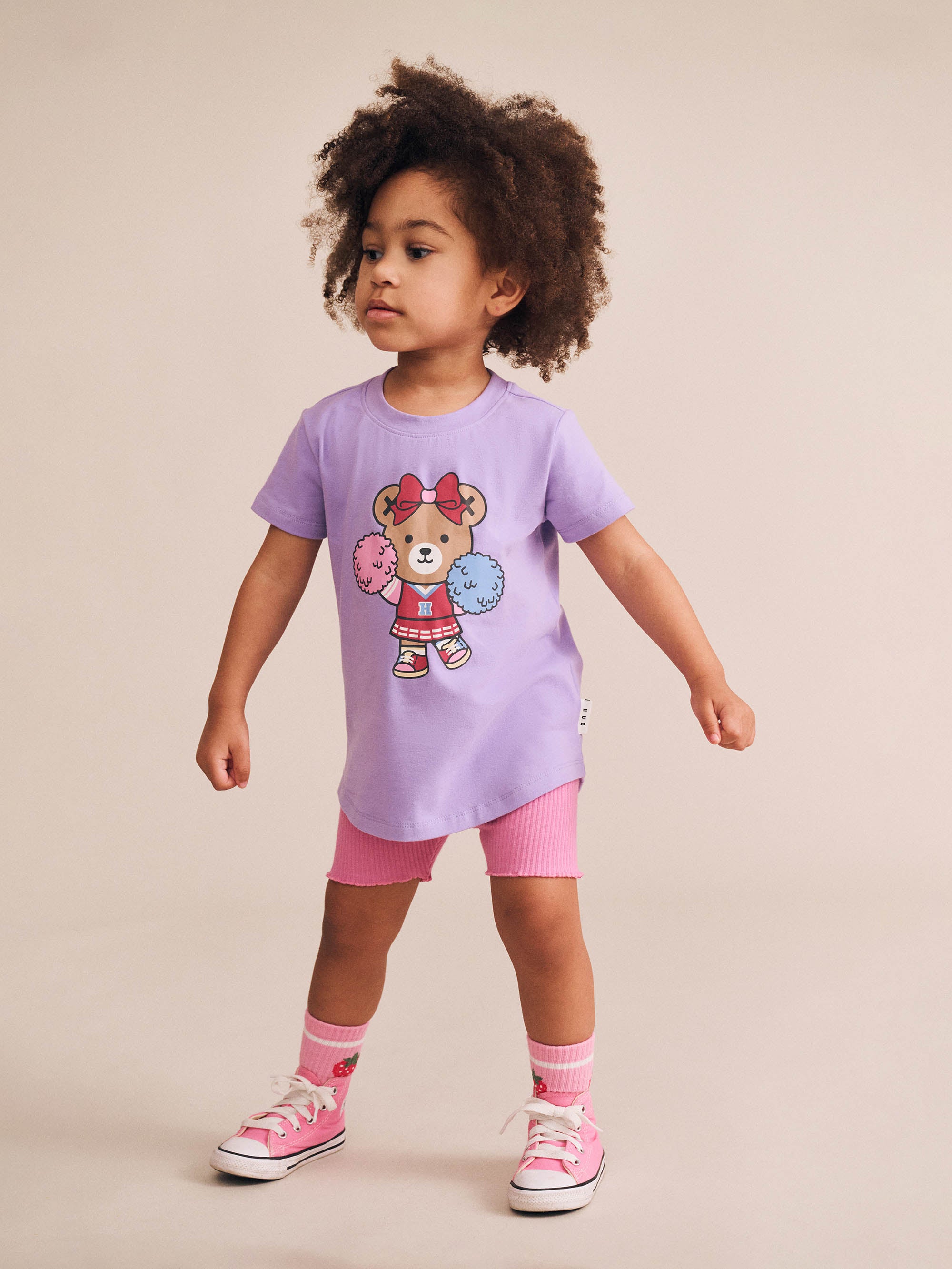 Huxbaby Cheerleader Huxette Tee - Violet