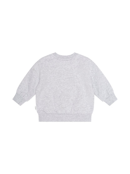 Huxbaby Furry Huxbear Sweatshirt - Grey Marle