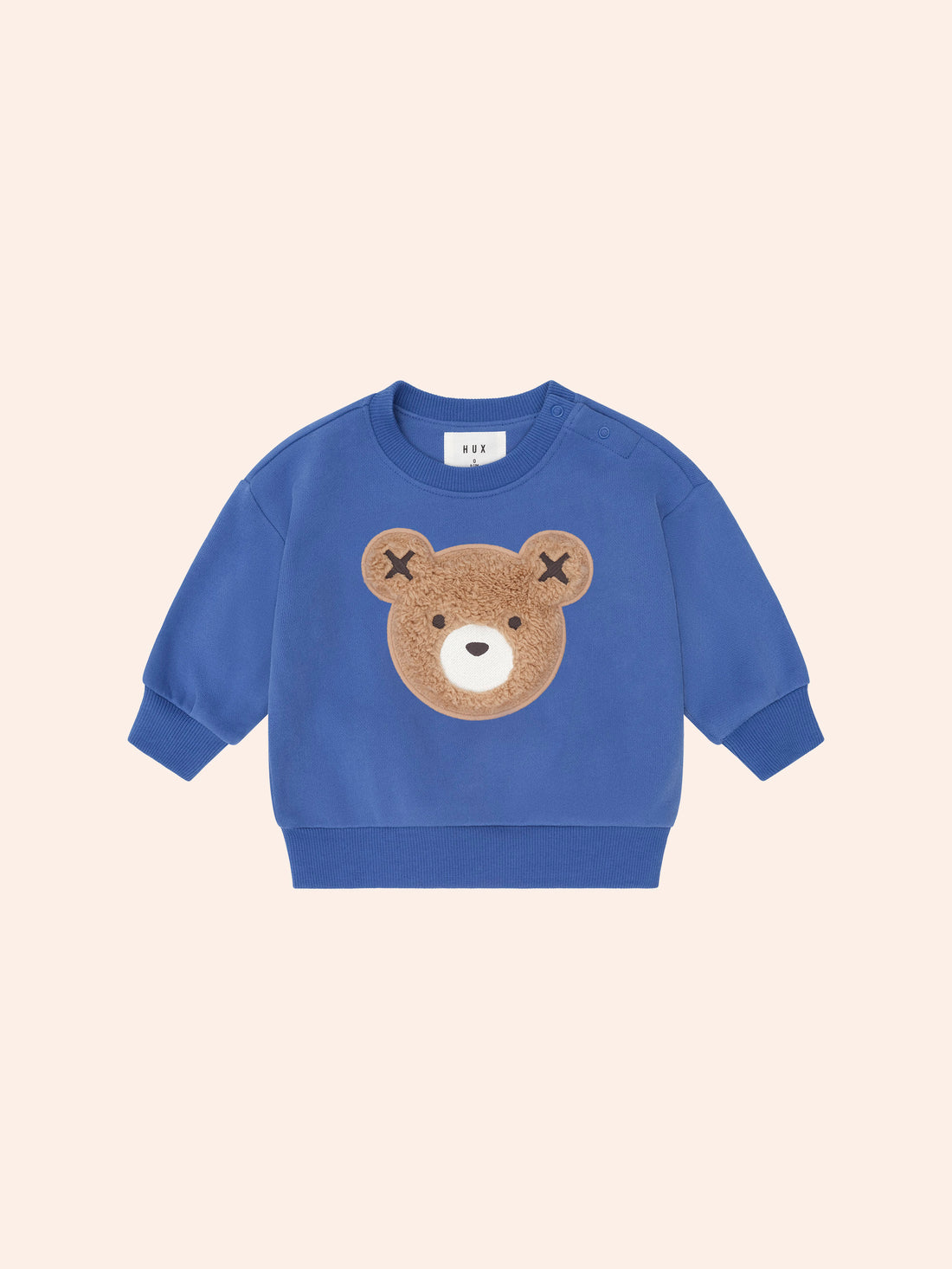 Huxbaby Furry Huxbear Cobalt Sweatshirt - Cobalt