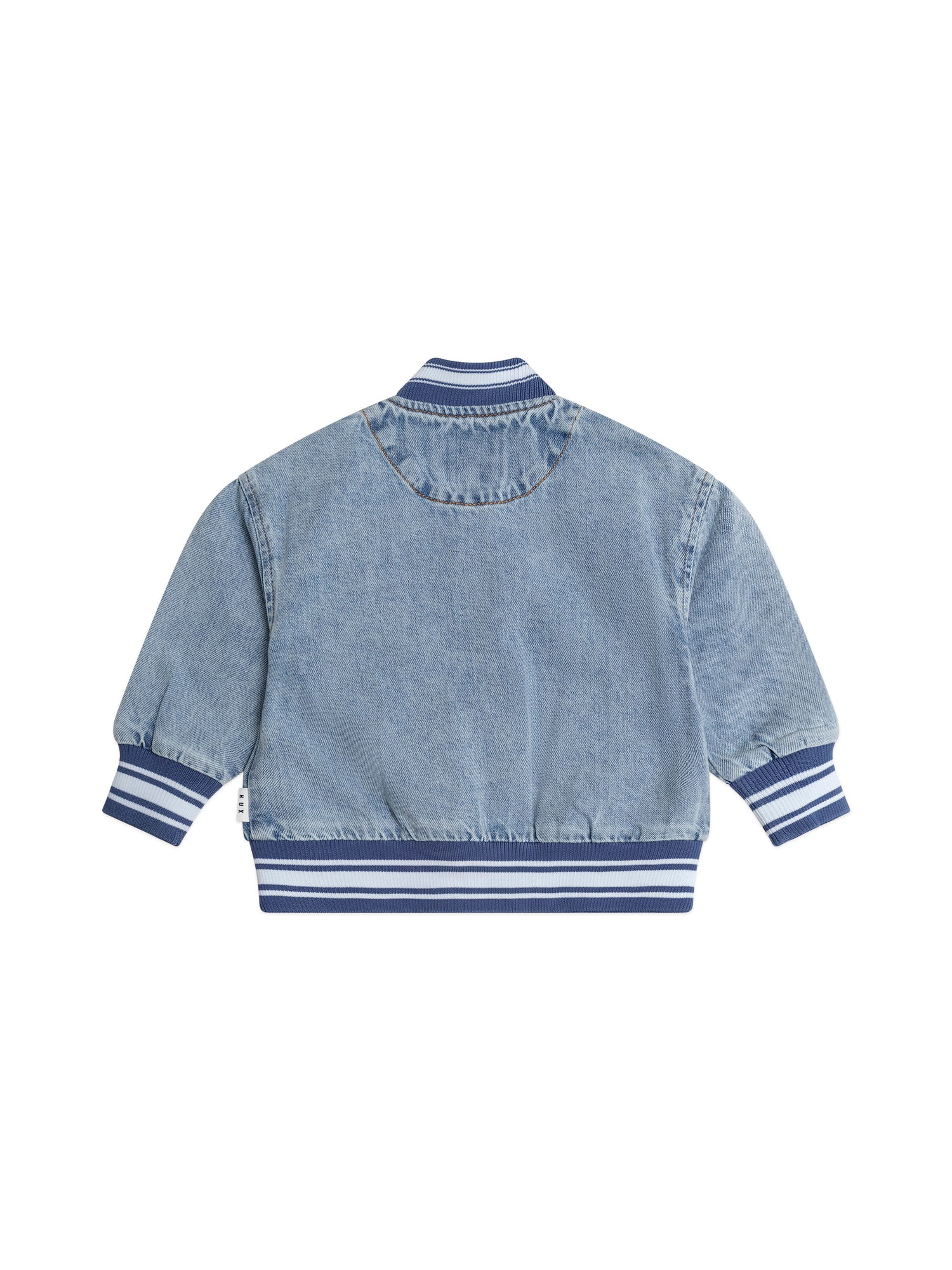 Huxbaby Dreamy Denim Varsity Bomber - Denim
