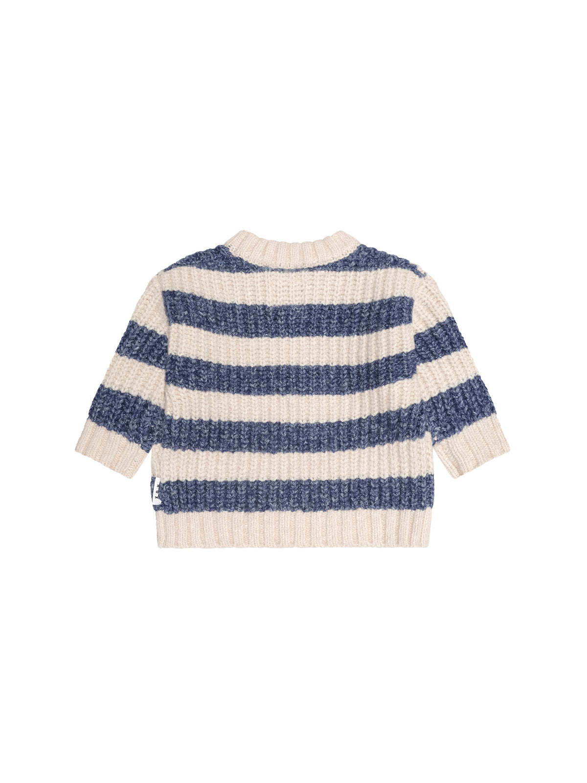 Huxbaby Ink Stripe Hux Emb Sponge Pullover - Ink / Ecru