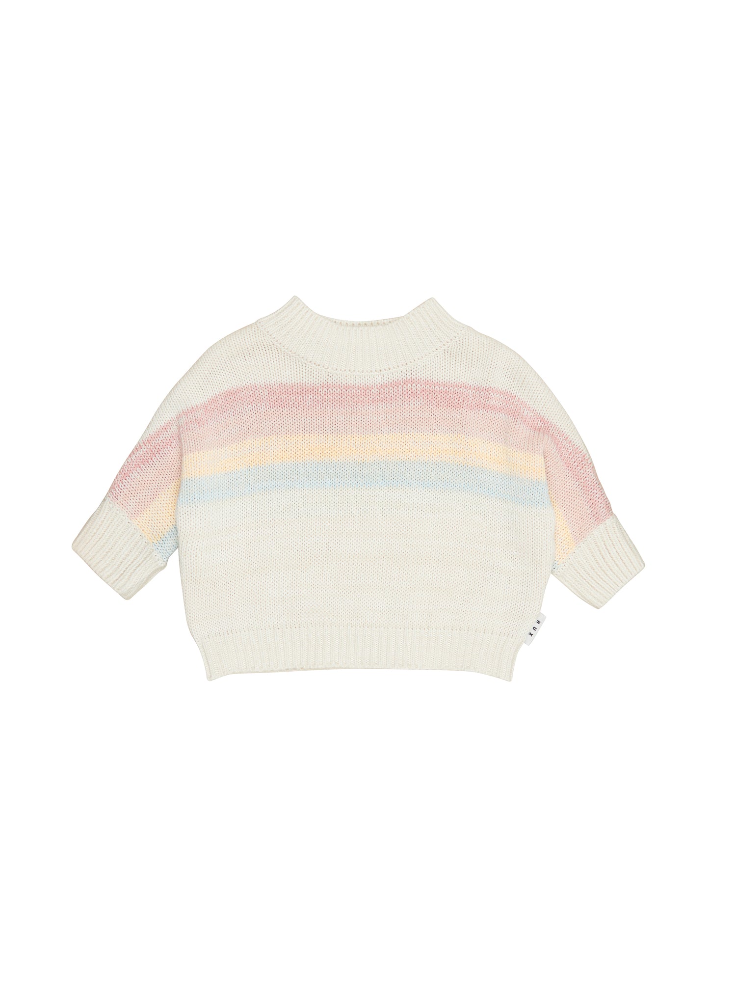 Huxbaby Rainbow Stripe Knit Jumper - Multi