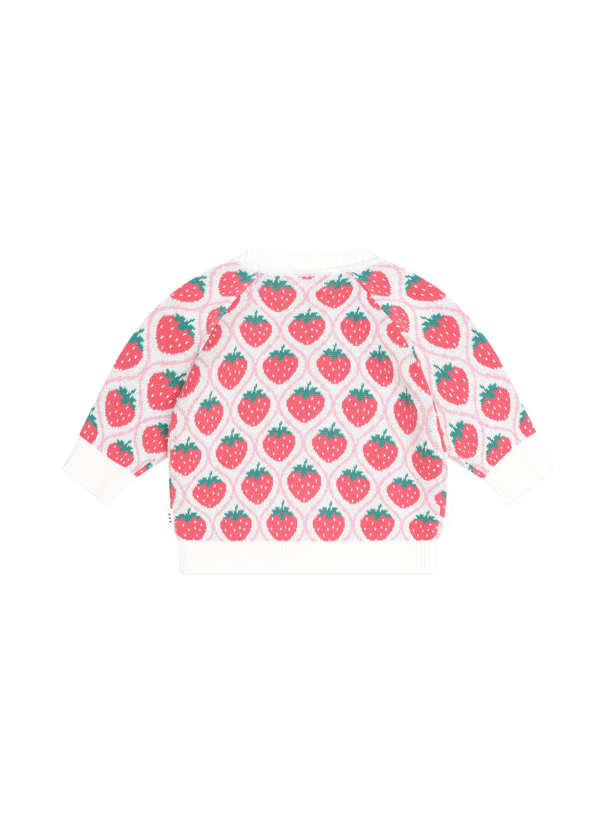 Huxbaby Strawberry Fields Cardigan - Strawberry