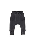 Huxbaby Vintage Black Drop Crotch Pant  - Washed Black