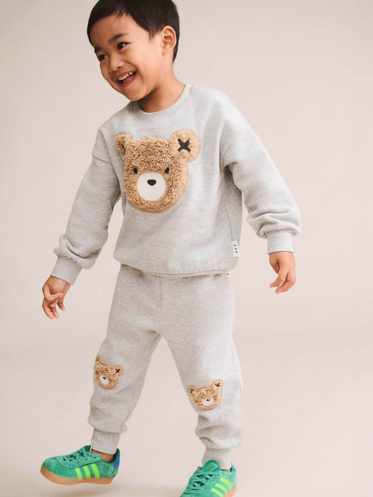 Huxbaby Furry Huxbear Sweatpant - Grey Marle