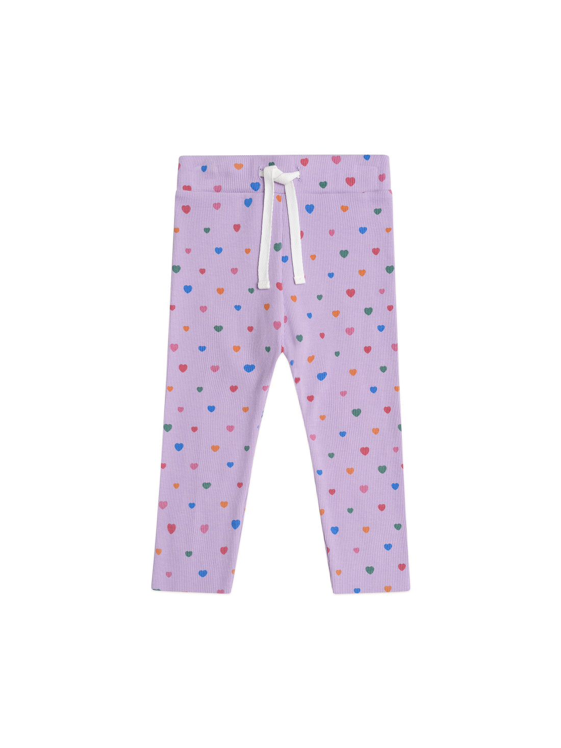 Huxbaby I Heart Cake Rib Leggings - Purple Rose