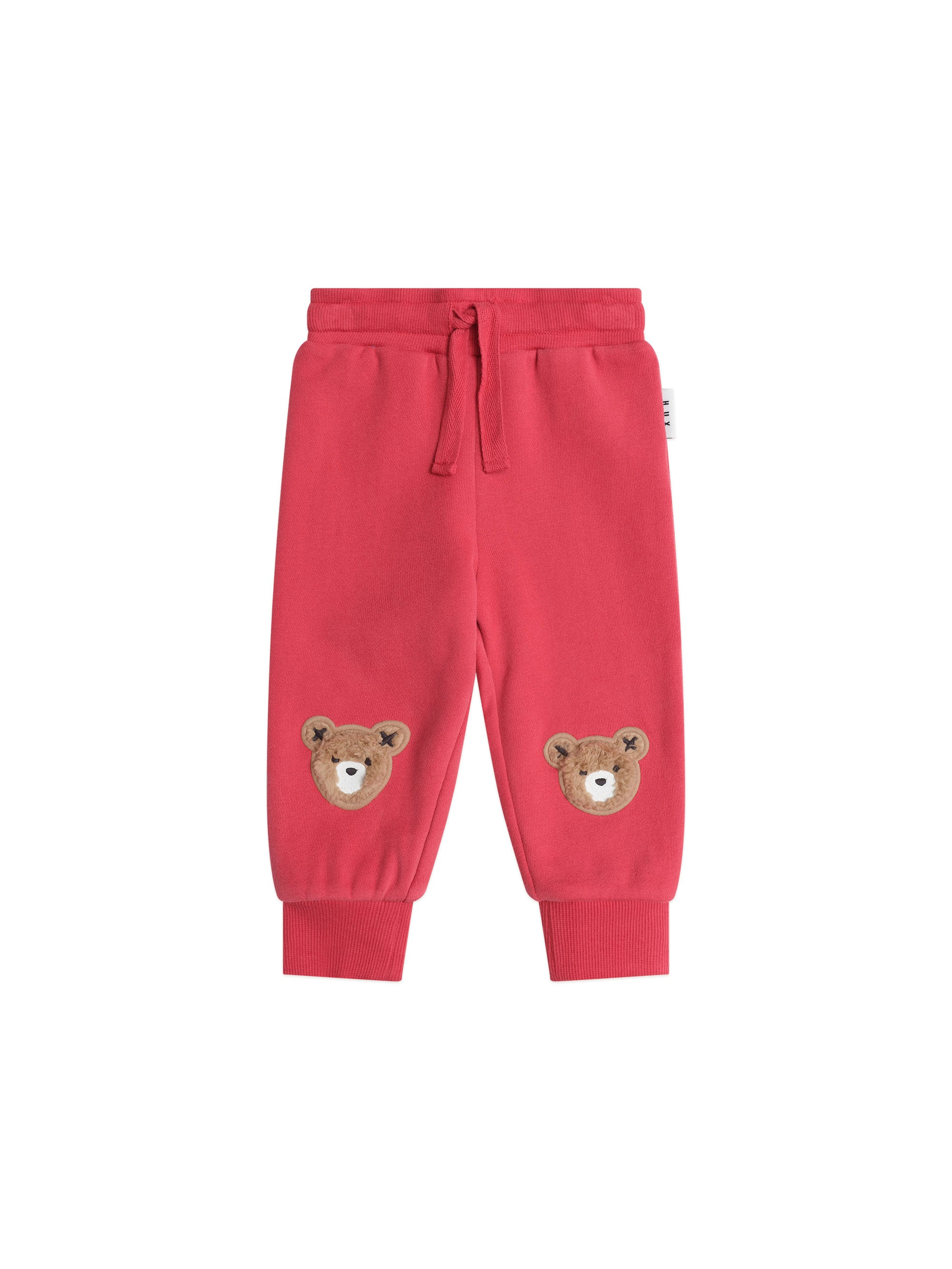 Huxbaby Furry Huxbear Track Pants Red - Chilli